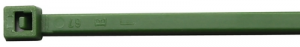 100 fascette cablaggio verdi 3,6x150 mm