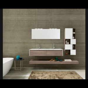 MDF, Gaia Classic Wall-Mounted MDF Bathroom Cabinet - 1 drawer