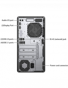 PC Computer Ricondizionato HP EliteDesk 800 G4 Tower Intel i7-8700 Ram 16GB SSD 480GB Freedos