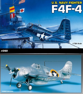 1/72 F4F-4 US navy carrier-based fighter used in early stage of WWII