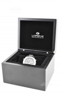 Wrist Watch Lorenz Steel Model 3s10 26185 With Box