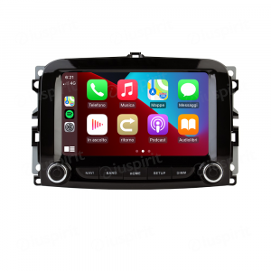 ANDROID autoradio navigatore per Fiat 500L 2012 - 2017 CarPlay Android Auto GPS USB WI-FI Bluetooth 4G LTE