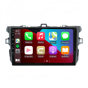 ANDROID autoradio navigatore per Toyota Corolla 2006-2012 CarPlay Android Auto GPS USB WI-FI Bluetooth 4G LTE