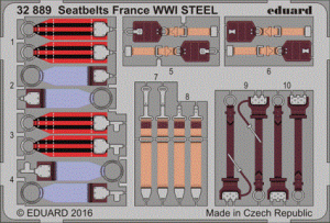 Seatbelts France WWI STEEL 1/32