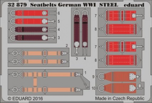 Seatbelts German WWI STEEL 1/32
