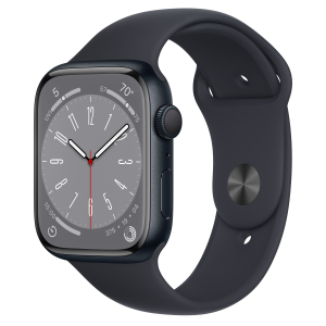 Apple Watch 8 45mm GPS + CELL Aluminum Midnight Sport Band Grado A++