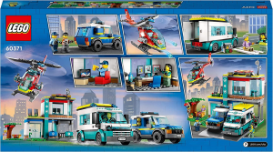 Lego city Quartier generale veicoli dÃ•emergenza 60371