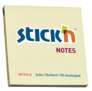 NOTES Stick'n 76X76mm 100ff