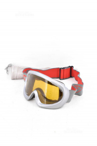 Maske Von Ski Briko Grau Und Rot Vision Antibeschlag
