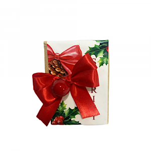 Sapone natalizio con scritta Sorrisi 5x7 cm - Beccalli for Life