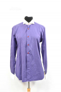 Camisa Hombre Bolsa Talla 15.5 / 40 Púrpura