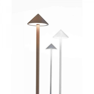 Pina Pro Lampada ricaricabile da tavolo 29 cm IP54 corten