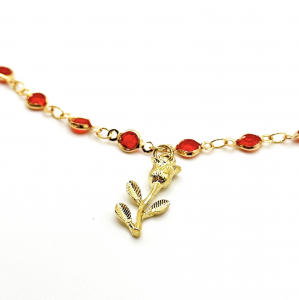 COLLANA RED ROSE