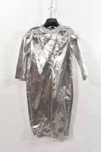 Dress Carnival Silver Futuristico Size.3 / 4 Years