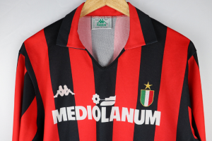 1988-89 Ac Milan Maglia Kappa Mediolanum L (Top)