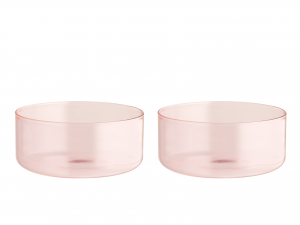 H&H set 2 bowl Daylight rosa cm 11,5x5