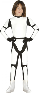 Costume Carnevale stormtrooper Soldato Spaziale  7-9 anni