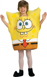 Costume Carnevale Spongebob Costumi per Bambini  L 8 -10 anni