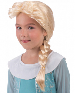Carnevale Parrucca principessa dei ghiacci Elsa