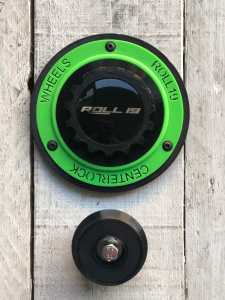 ROLL19 Centerlock wheel kit Green/Black
