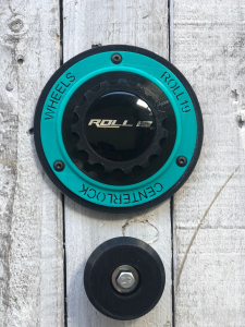 ROLL19 Centerlock wheel kit Tiffany/Black
