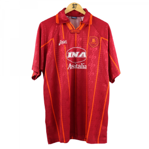 1996-97 Roma Shirt Asics Ina XL Brand New