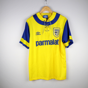 1993-95 Parma Maglia Away Umbro Parmalat M (Top)