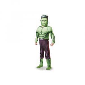 Costume Carnevale Hulk con Muscoli 5-6 anni 