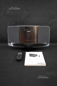 Stereo Philips Sistema musicale micro DCM2060/12 Nero Usb Radio Contelecomando NO CD
