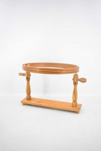 Base Circular Wood Frame For Embroidery Diameter 28 Cm