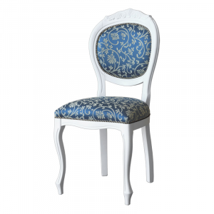 SUPERPROMO - Paire de chaises blanches style classique
