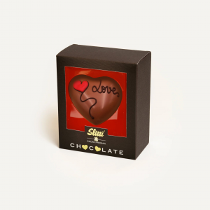 LINDT Scatola a forma di cuore con cioccolatini a cuore al cioccolato a  latte - 96 gr