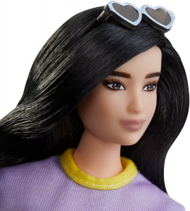 Barbie Fashionistas Bambola con Cappelli Castani e Protesi alla Gamba con  Accessori Giocattolo per Bambini 3+ Anni FXL54