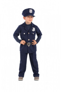 Costume Carnevale Poliziotto  bambino 5 - 7 anni