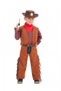 Costume carnevale Cow-boy 4 - 5 anni