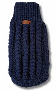MAGLIONCINO invernale in lana colore blu scuro taglia 20