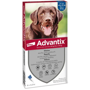 Advantix Soluzione Spot-on Cani 25-40 Kg 6 FIALE