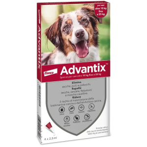 Advantix Soluzione Spot-on Cani da 10 a 25 kg 6 FIALE