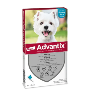 Advantix Soluzione Spot-on Cani da 4 a 10 kg 6 FIALE