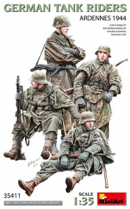1/35 German Tank Riders (Ardennes 1944) include 4 fig