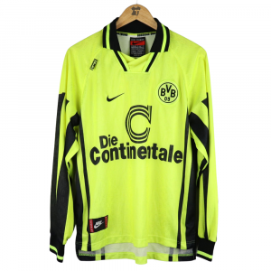 1996-97 Borussia Dortmund Maglia Nike Continentale M (Top)