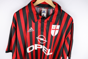 1999-00 Ac Milan Maglia Centenario Adidas XL (Top)