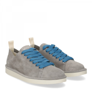 Panchic P01M011 Lace-up shoe suede vibrant grey true blue