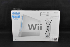 Console Wii Modello D-63760 Completo (manca Il Telecomando)