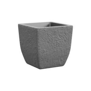 Vaso Lithos 40 cm grigio pietra