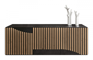 Sideboard 180 cm  Zebra mit Spiegel 
