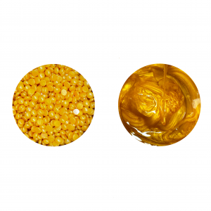 GOLDEN WAX - cera in perle d'oro per le sopracciglia alla vaniglia, MAXYMOVA