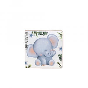 Calamita Safari con Elefante in ceramica 5.5x5.5 cm - Beccalli for Life