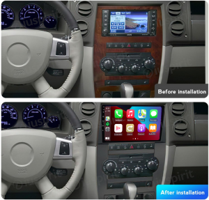 ANDROID autoradio navigatore per Jeep Grand Cherokee 2008-2009 CarPlay Android Auto GPS USB WI-FI Bluetooth 4G LTE
