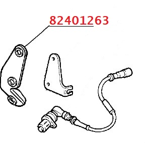 STAFFA SINISTRA SENSORE ABS LANCIA THEMA,